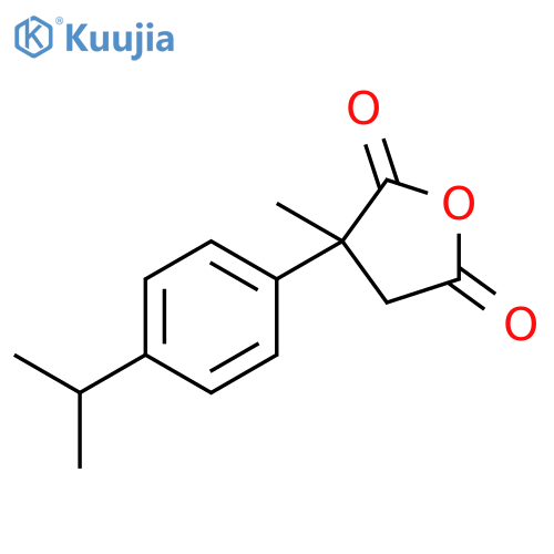 3-Methyl-3-4-(propan-2-yl)phenyloxolane-2,5-dione structure