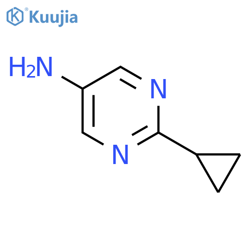 2-Cyclopropylpyrimidin-5-amine structure