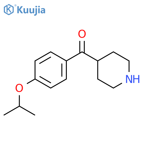 (4-Isopropoxy-phenyl)-piperidin-4-yl-methanone structure