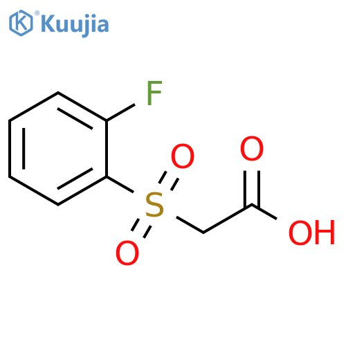 2-(2-FLUOROBENZENESULFONYL)ACETIC ACID structure