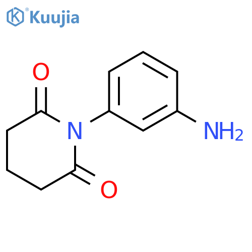 1-(3-aminophenyl)piperidine-2,6-dione structure