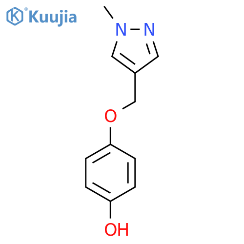 4-(1-Methyl-1H-pyrazol-4-yl)methoxyphenol structure