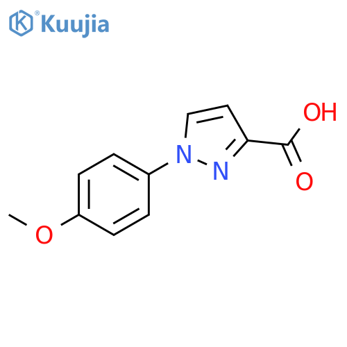 1-(4-methoxyphenyl)-1H-pyrazole-3-carboxylic acid structure