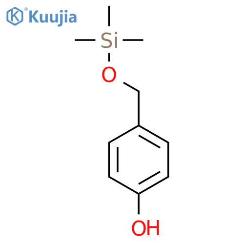 4-trimethylsilyloxymethylphenol structure