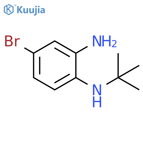 4-Bromo-1-N-Tert-Butylbenzene-1,2-Diamine structure