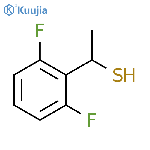Benzenemethanethiol, 2,6-difluoro-α-methyl- structure