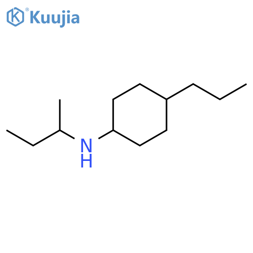 N-(butan-2-yl)-4-propylcyclohexan-1-amine structure