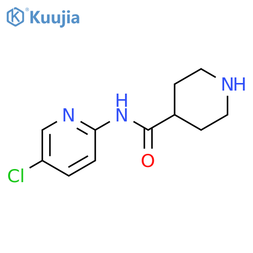 N-(5-Chloropyridin-2-yl)piperidine-4-carboxamide structure