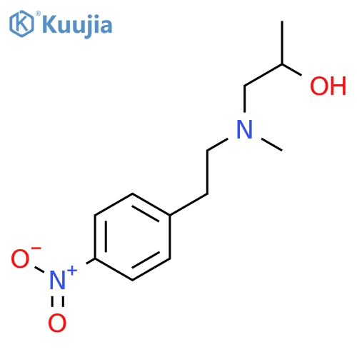 2-Propanol, 1-[methyl[2-(4-nitrophenyl)ethyl]amino]- structure