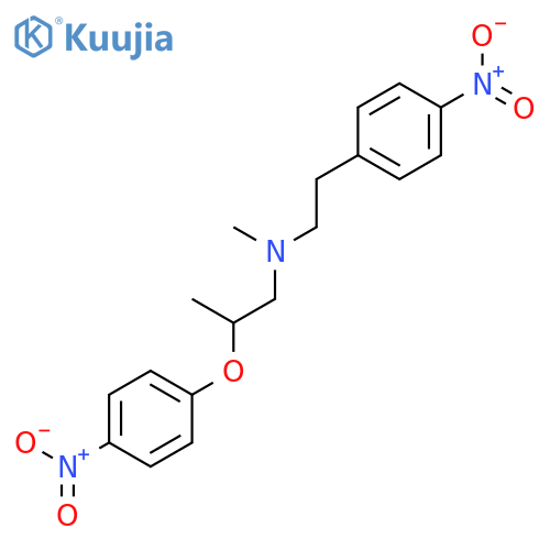 Benzeneethanamine, N-methyl-4-nitro-N-[2-(4-nitrophenoxy)propyl]- structure