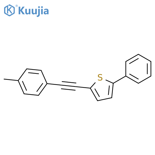 THIOPHENE, 2-[(4-METHYLPHENYL)ETHYNYL]-5-PHENYL- structure