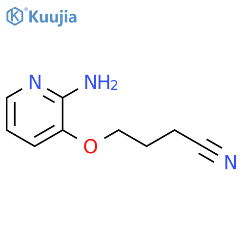 4-(2-Aminopyridin-3-yl)oxybutanenitrile structure