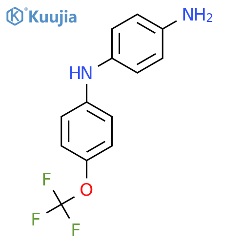 1-n-4-(Trifluoromethoxy)phenylbenzene-1,4-diamine structure