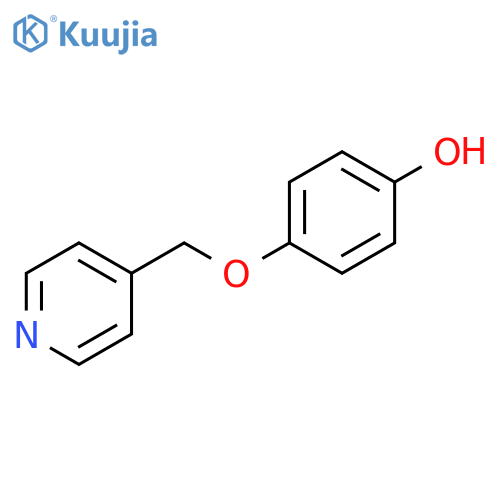 4-(pyridin-4-ylmethoxy)phenol structure