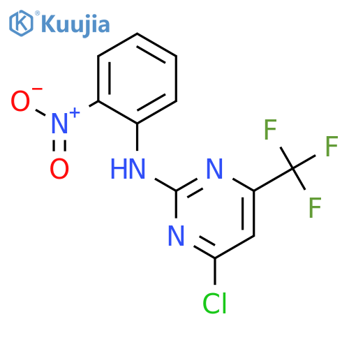 2-Pyrimidinamine, 4-chloro-N-(2-nitrophenyl)-6-(trifluoromethyl)- structure