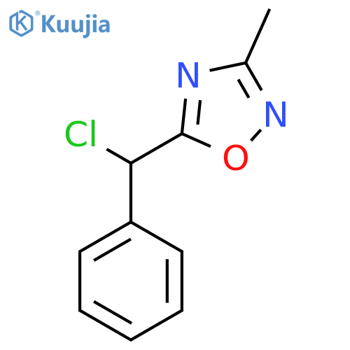 5-Chloro(phenyl)methyl-3-methyl-1,2,4-oxadiazole structure