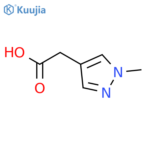 2-(1-methylpyrazol-4-yl)acetic acid structure