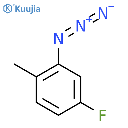 2-azido-4-fluoro-1-methylbenzene structure