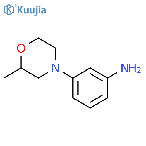 3-(2-Methylmorpholino)aniline structure