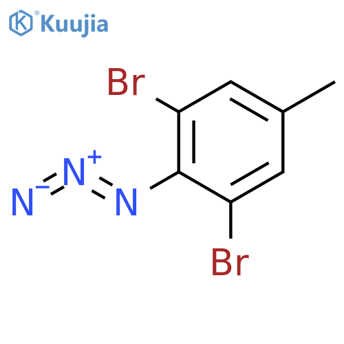 2-AZIDO-1,3-DIBROMO-5-METHYLBENZENE structure