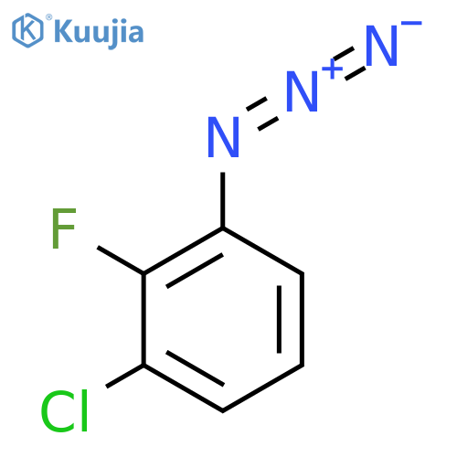 1-Azido-3-chloro-2-fluorobenzene structure