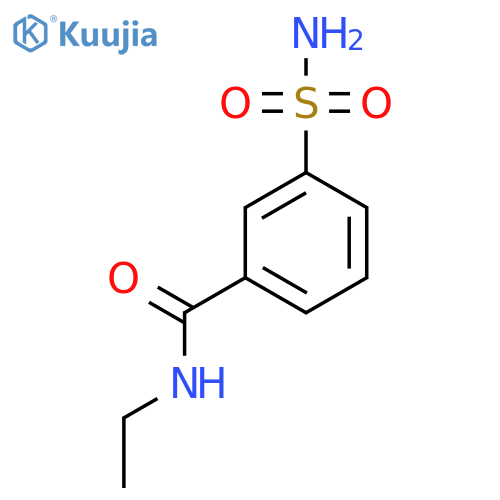 N-ethyl-3-sulfamoylbenzamide structure