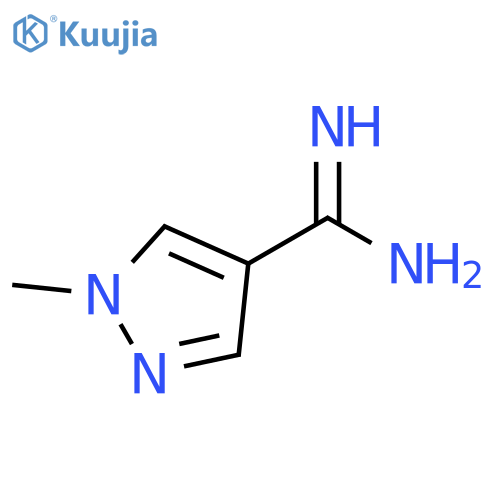 1-methyl-1H-pyrazole-4-carboximidamide structure