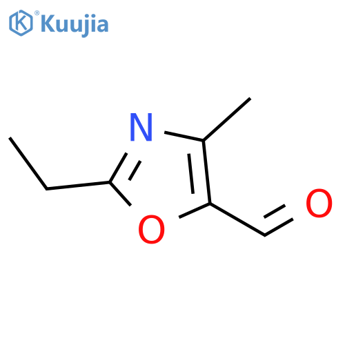 2-ethyl-4-methyloxazole-5-carbaldehyde structure