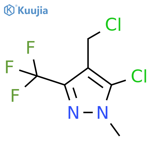 5-Chloro-4-chloromethyl-1-methyl-3-trifluoromethyl-1H-pyrazole structure