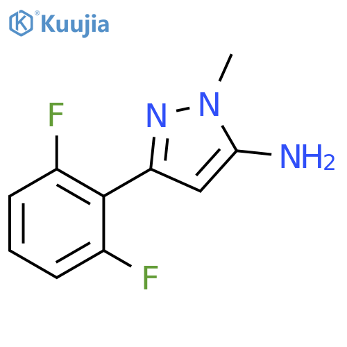3-(2,6-difluorophenyl)-1-methyl-1H-pyrazol-5-amine structure