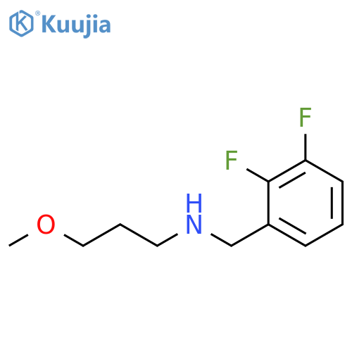 (2,3-difluorophenyl)methyl(3-methoxypropyl)amine structure