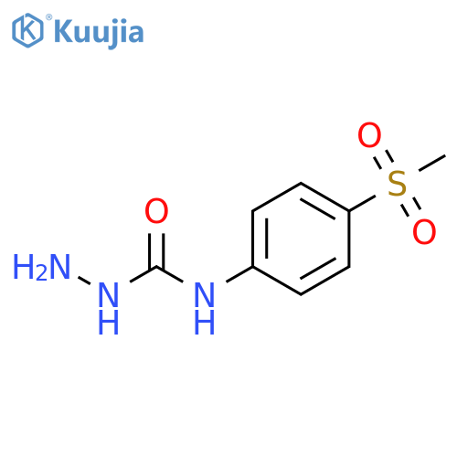 3-amino-1-(4-methanesulfonylphenyl)urea structure