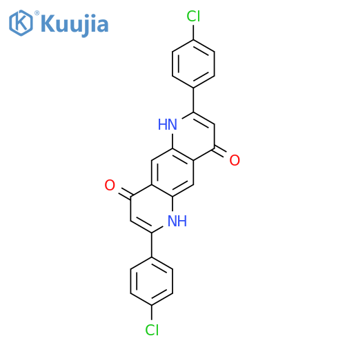 Pyrido[2,3-g]quinoline-4,9-dione, 2,7-bis(4-chlorophenyl)-1,6-dihydro- structure