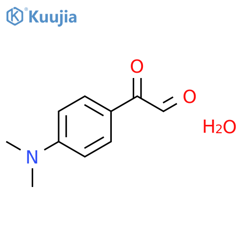 4-Dimethylaminophenylglyoxal hydrate structure