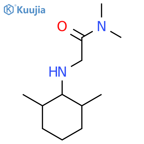 2-[(2,6-dimethylcyclohexyl)amino]-N,N-dimethylacetamide structure