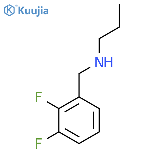 (2,3-difluorophenyl)methyl(propyl)amine structure
