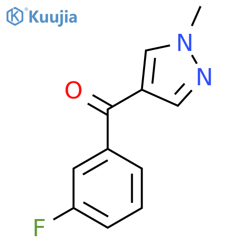 4-(3-Fluorobenzoyl)-1-methyl-1H-pyrazole structure