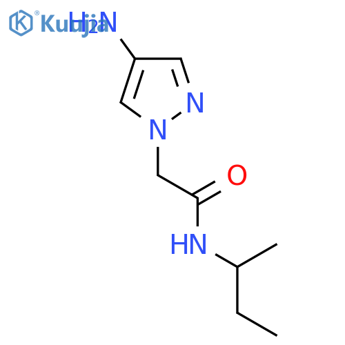 2-(4-Amino-1h-pyrazol-1-yl)-N-(sec-butyl)acetamide structure