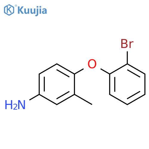 4-(2-Bromophenoxy)-3-methylaniline structure