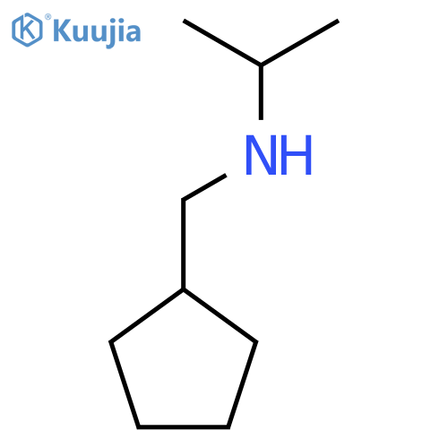 (cyclopentylmethyl)(propan-2-yl)amine structure