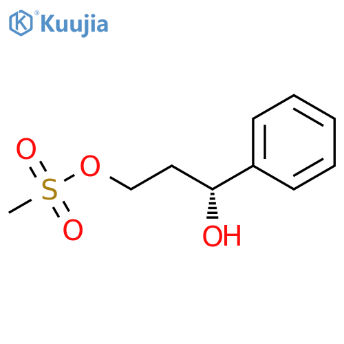 1,3-Propanediol, 1-phenyl-, 3-methanesulfonate, (1R)- structure