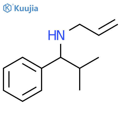 (2-methyl-1-phenylpropyl)(prop-2-en-1-yl)amine structure