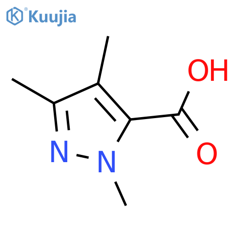 1,3,4-Trimethyl-1H-pyrazole-5-carboxylic Acid structure