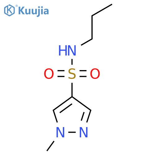 1-Methyl-n-propyl-1h-pyrazole-4-sulfonamide structure