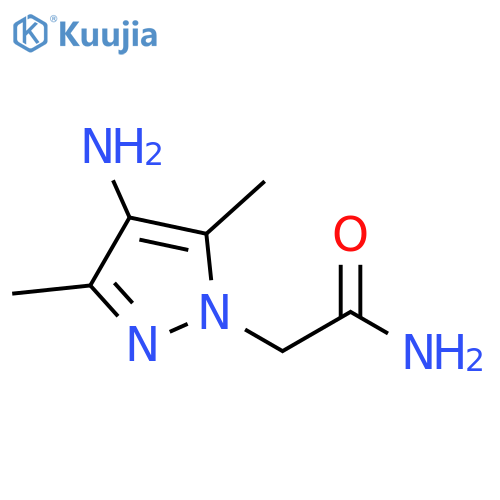 2-(4-amino-3,5-dimethyl-1H-pyrazol-1-yl)acetamide structure