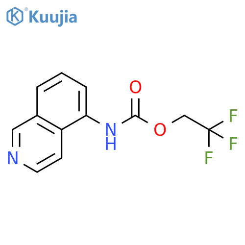 2,2,2-trifluoroethyl N-(isoquinolin-5-yl)carbamate structure