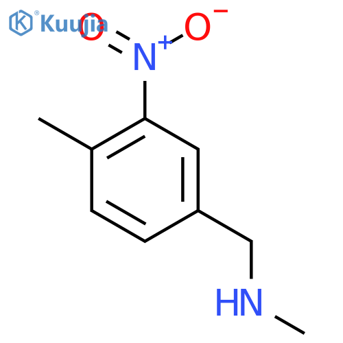 methyl(4-methyl-3-nitrophenyl)methylamine structure