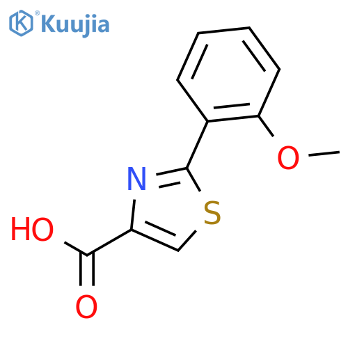 2-(2-Methoxyphenyl)-1,3-thiazole-4-carboxylic Acid structure