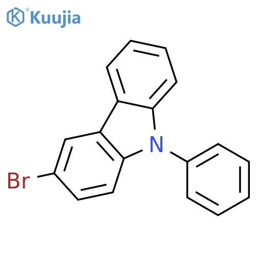 3-Bromo-9-phenylcarbazole structure