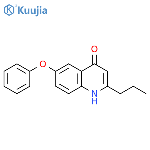 6-phenoxy-2-propyl-1,4-dihydroquinolin-4-one structure